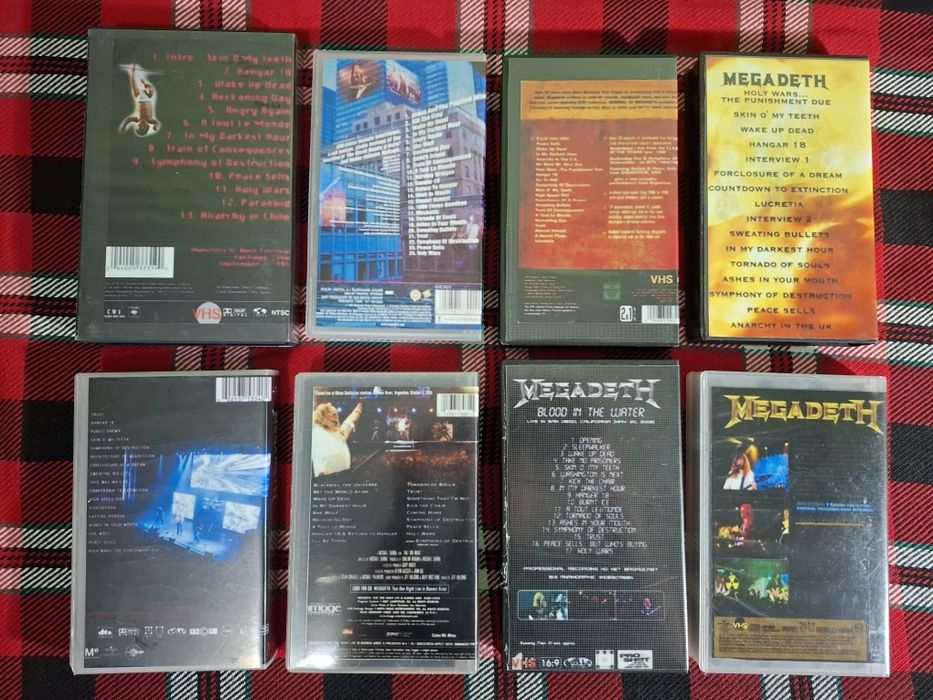 Megadeth - Видеокасети