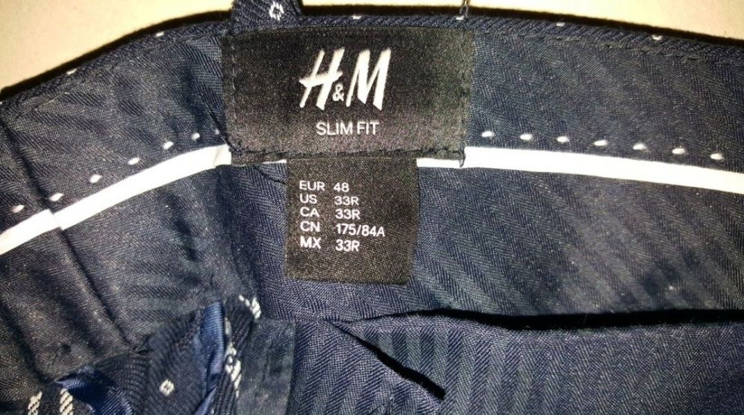 Pantaloni eleganti costum Pull & Bear si H&M 38 sau 30