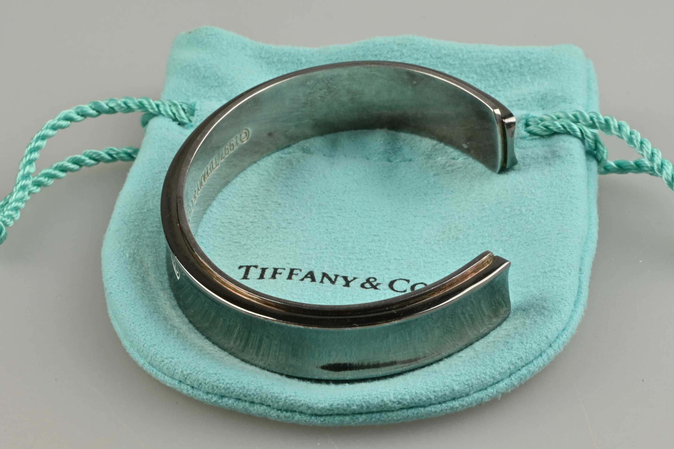 Tiffany & Co. 1837 Тифани Сребърна Гривна Сребро и Титан