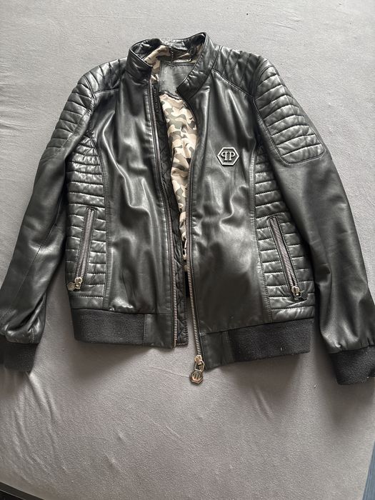 Phillipp Plein кожено яке - the prince is back