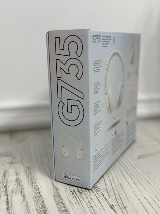 Casti Gaming Wireless LOGITECH G735, RGB, surround, alb