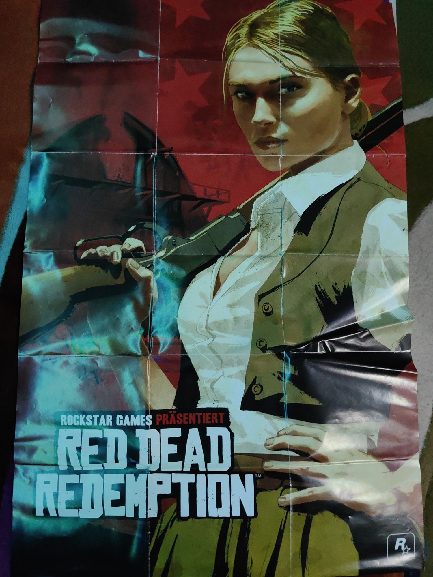 Red Dead Redemption cu poster Sony PlayStation 3