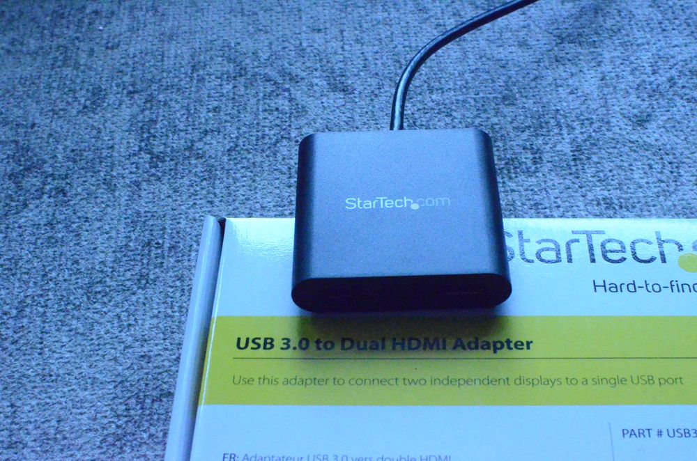 Startech dual display extender 2 hdmi from usb 3.0