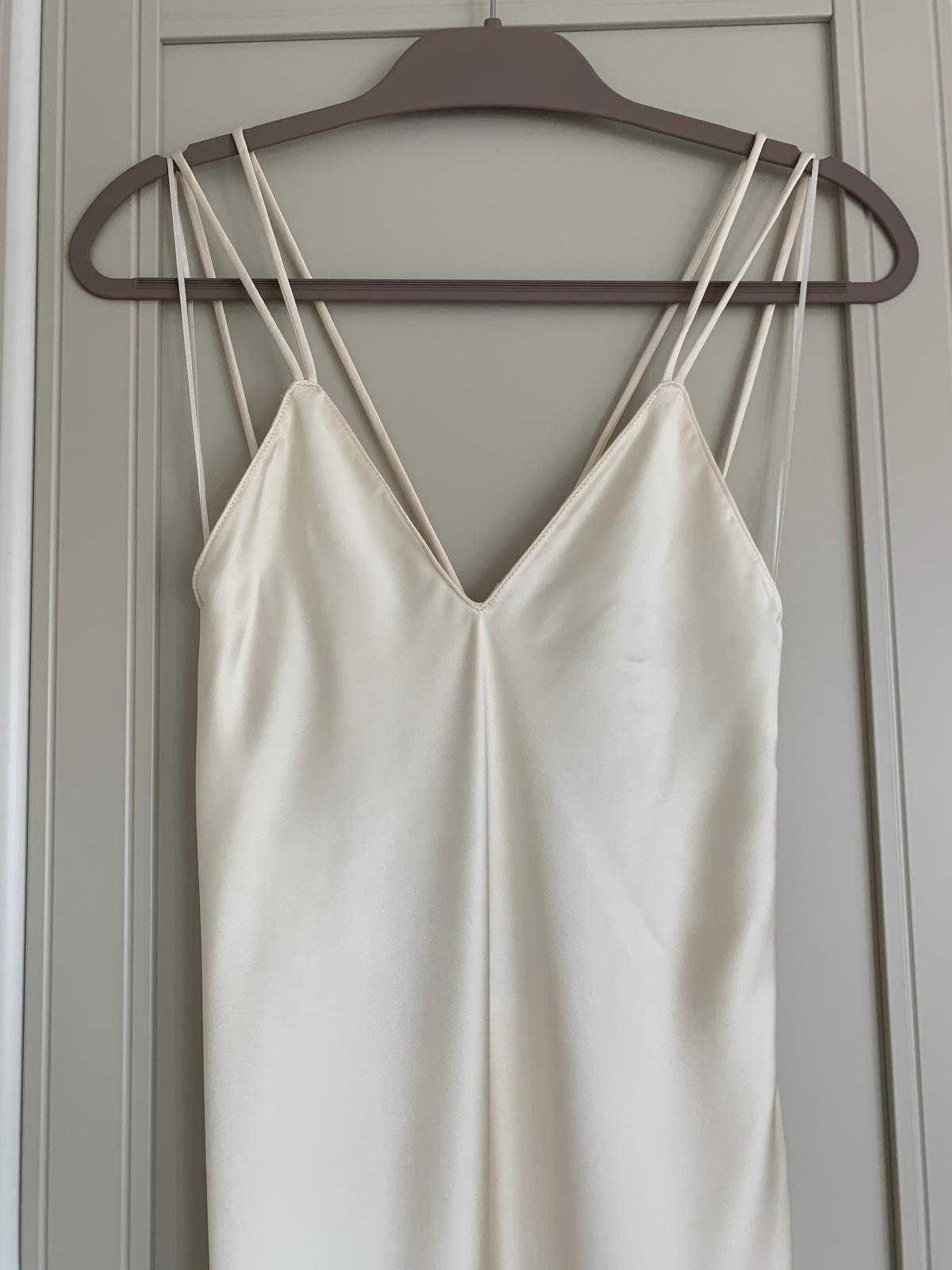 Rochie lunga ZARA cu spatele gol - marimea M
