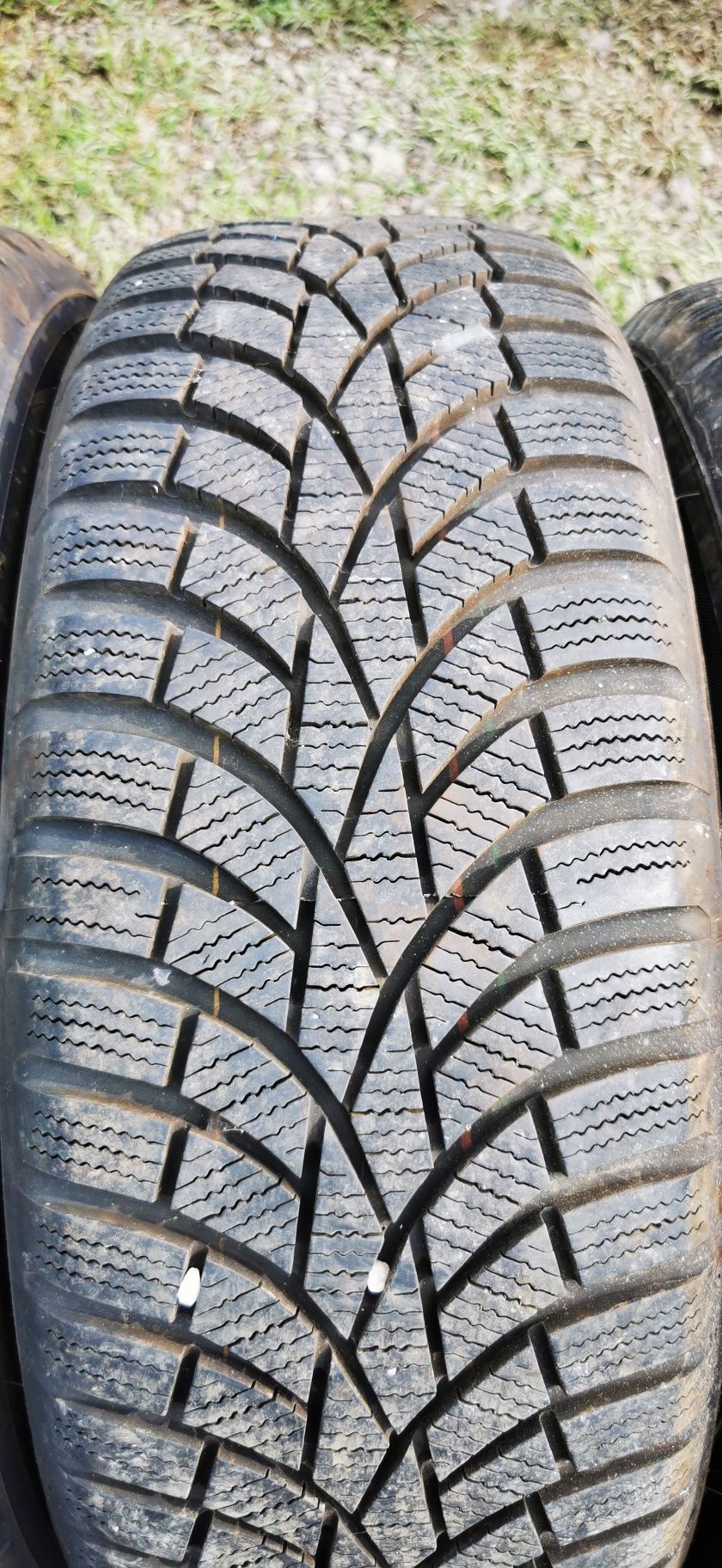 Set 4 jante aliaj 5x108 R15 6,5j et48 ford anvelope allseason m+s