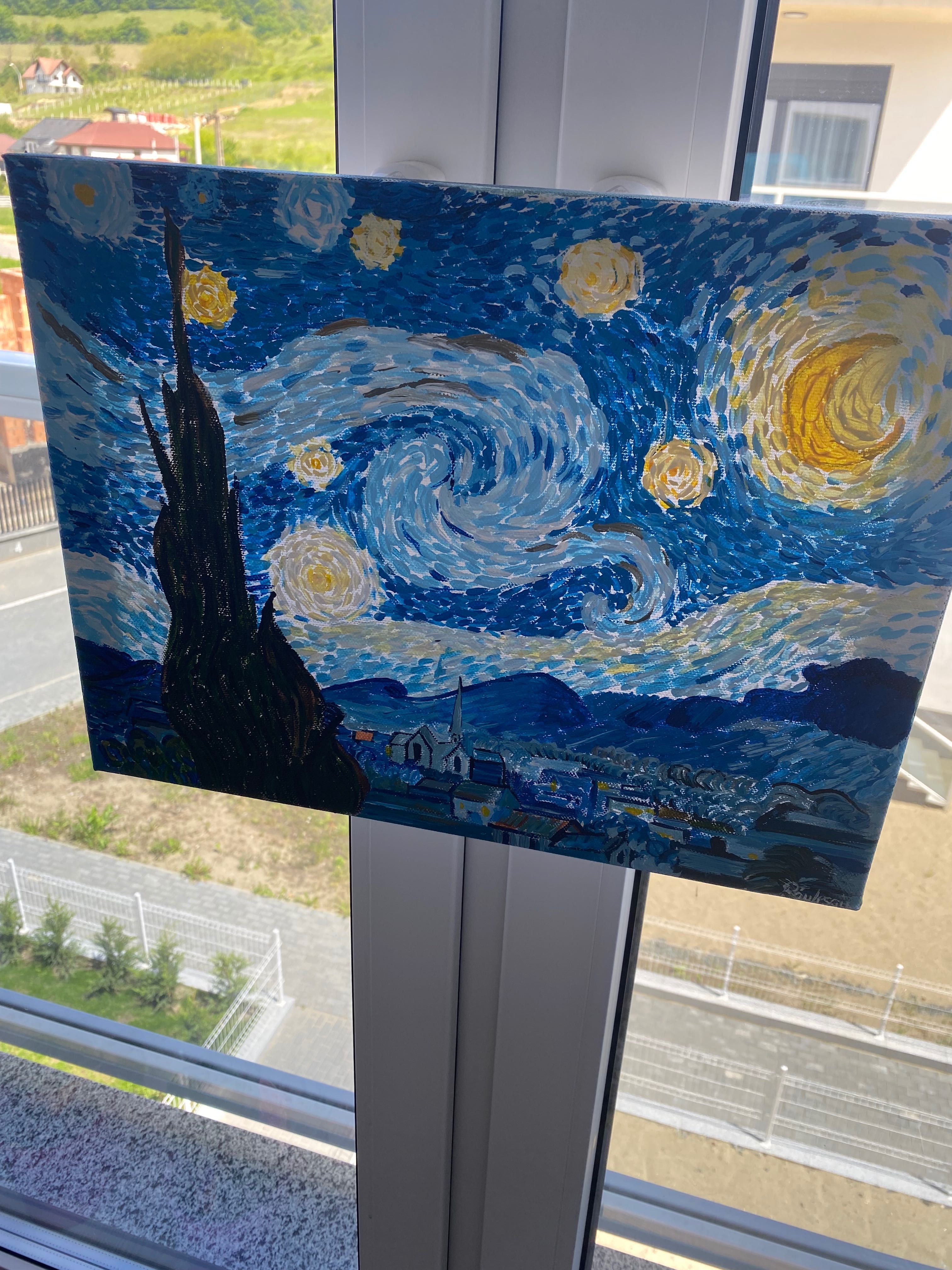 Tablou acuarela Van Gogh