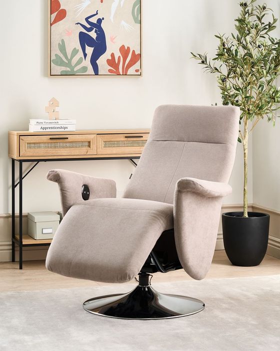 Fotoliu elegant reglabil electric, Beliani