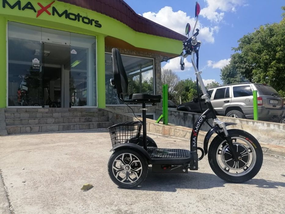 Електрическа Триколка А3 предно с цяла табла 500W MaXmotors