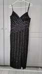 Rochie de seara, midi, cu paiete