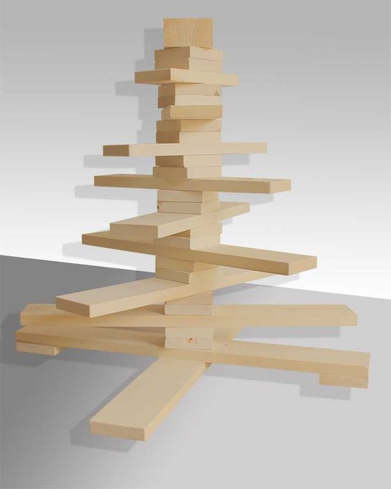 Дървена Коледна Елха Различни Размери и Модели