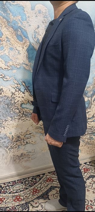 Костюм и брюки темно синий