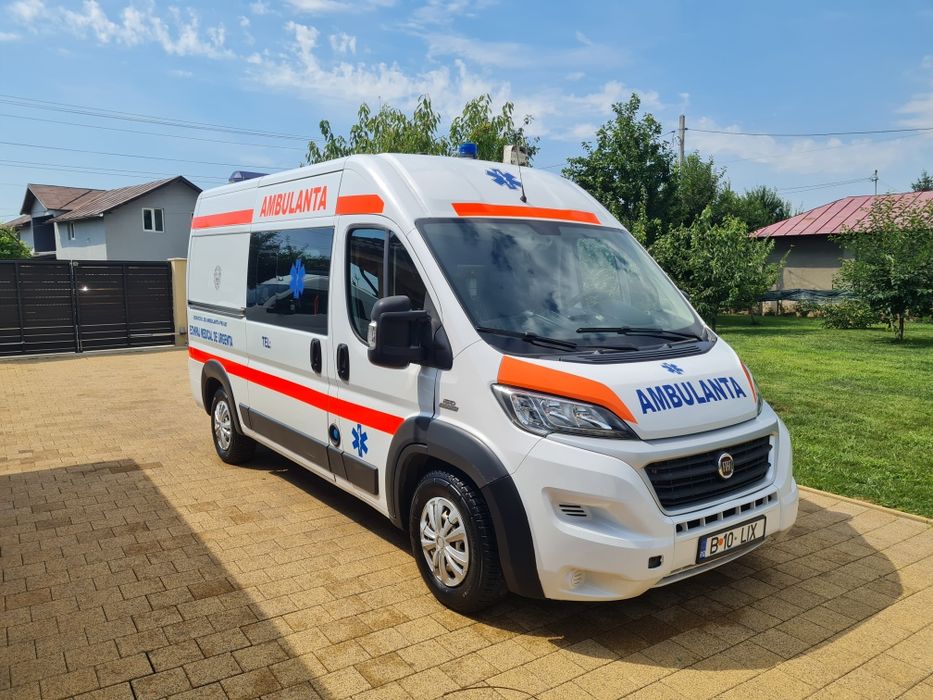Ambulanta înmatriculată și omologata