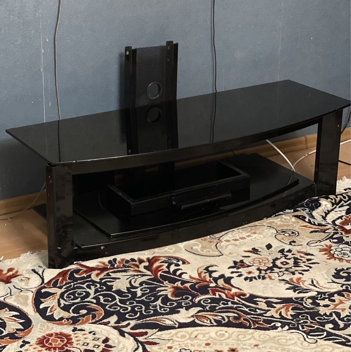 Тумба Стеклянная Двух Ярусная