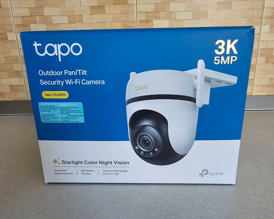 Външна охранителна камера TP-LINK Tapo C530WS 3K 5MP