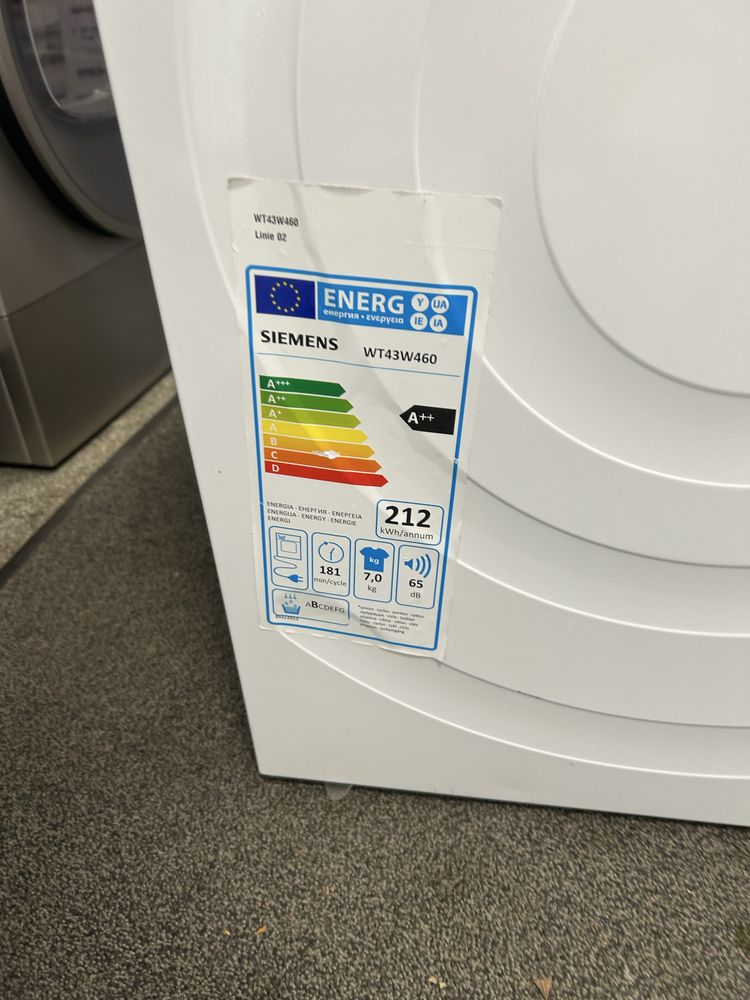 А++ Сушилня с термопомпа  Siemens iQ500 – 8 кг, selfclean,autodry