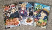 Manga Food Wars volumele 1, 2 și 3