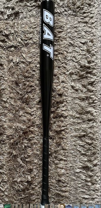 Bata de baseball din aluminiu negru