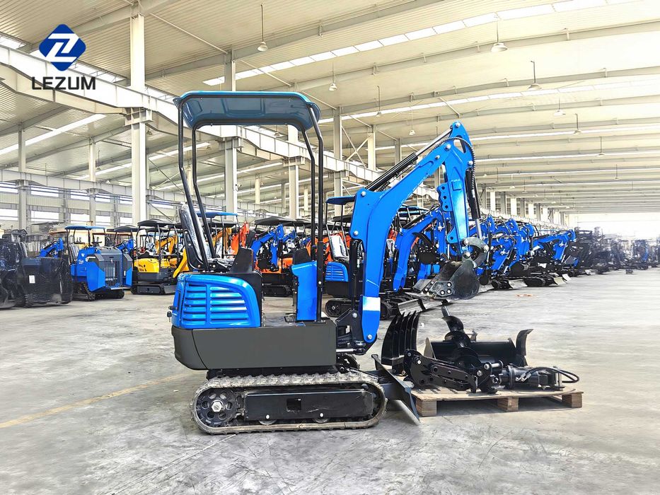 LEZUM Miniexcavator nou cu control electric Mini excavator de vânzare