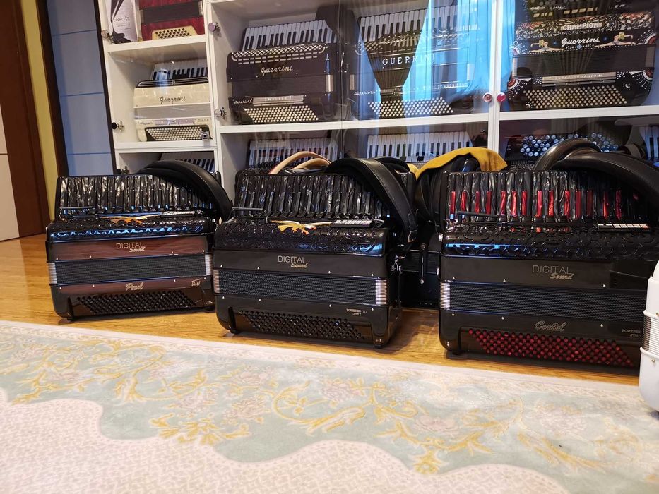 Acordeoane Digital Usoare cu Implant Midi JuziSound