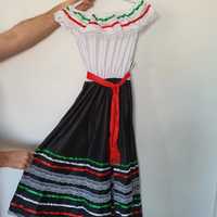 Rochiță/ costum mexican fetite, MyOtherMe, Poliester, 7 - 9 ani