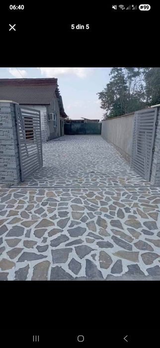 Lucrări Pavaje piatra naturala decorativa