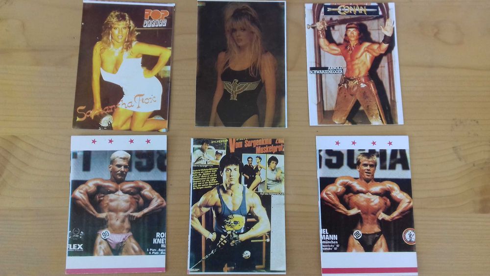 Календарчета и картички на певци и актьори