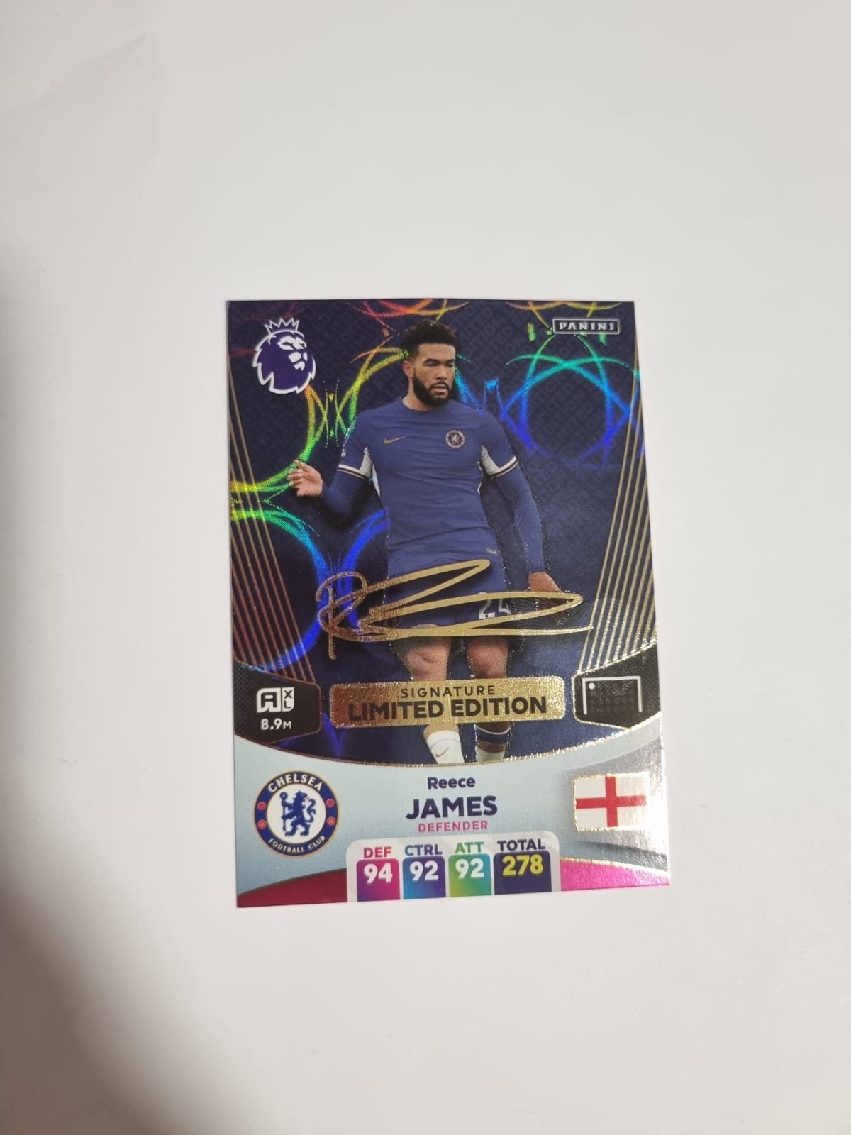 Panini Adrenalyn XL Premier League 2024 Rece James SIGNATURE LE