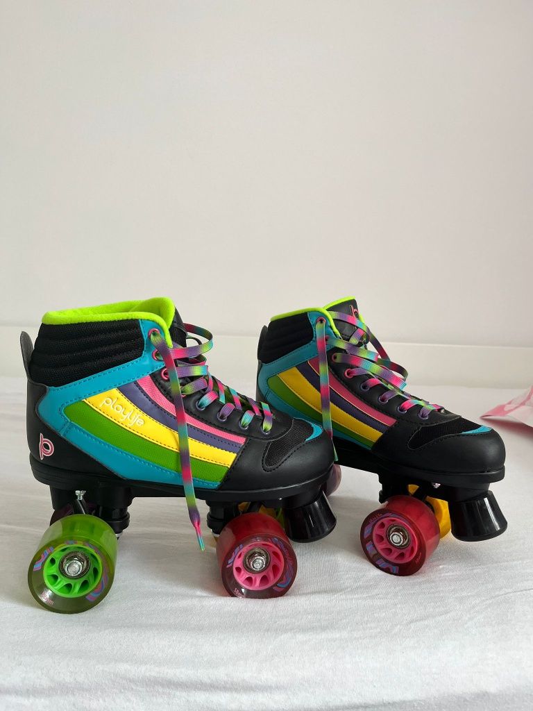 Patine cu rotile Powerslide Playlife Groove Rainbow 37