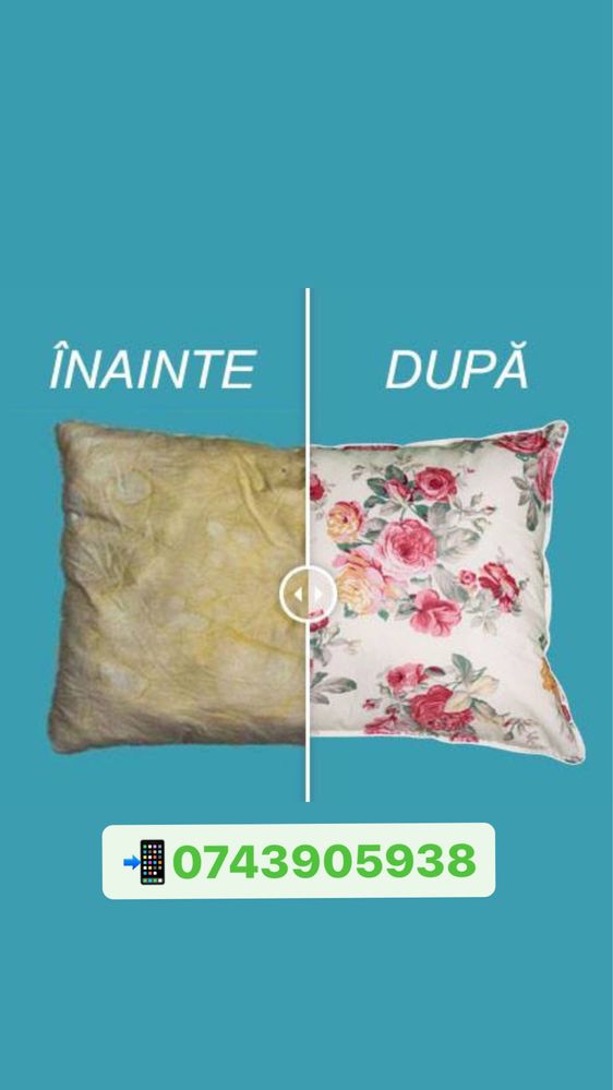 Curățătorie perne și pilote din puf/pene – Timișoara (pe loc!)