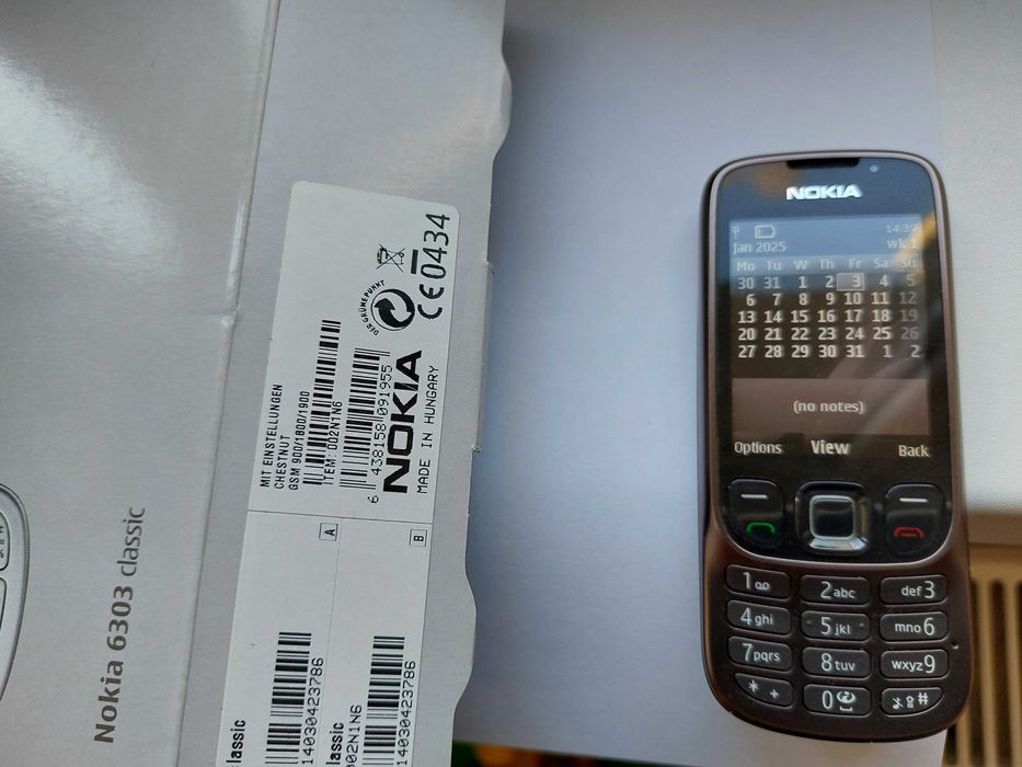 Nokia 6303 orig Ungaria decodat doar 2 ore vorbit la cutie cu accesori