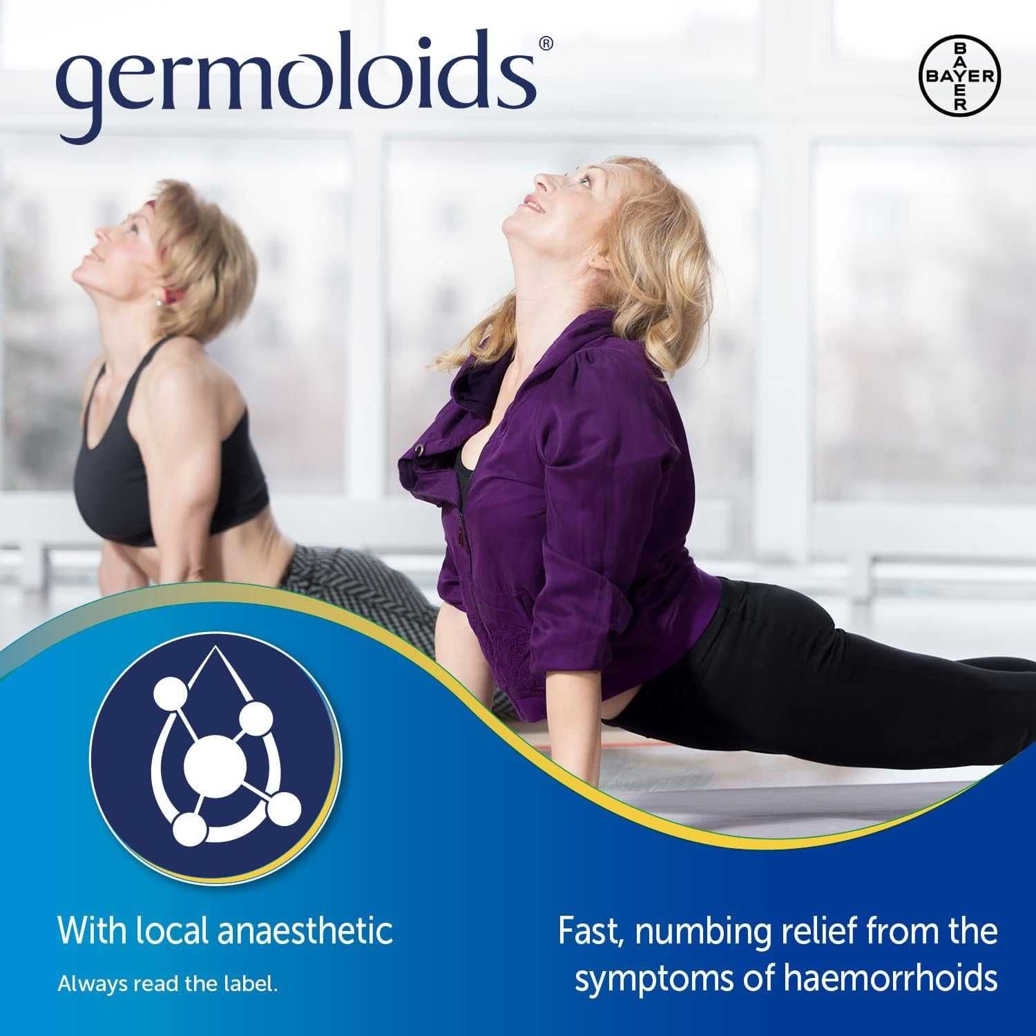 Germoloids формула 4в1 хемороиди фисули BAYER Germany ГОЛЯМА опаковка