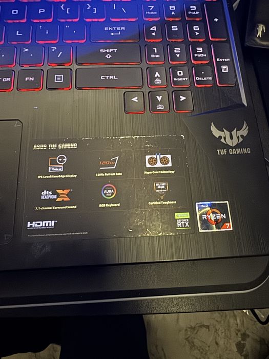 Laptop asus tuf gaming ryzen 7 rtx 2060 32 gb