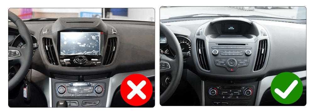 Navigatie Android 14 Ford Kuga 2 Escape 3 Waze YouTube CarPlay +CAMERA
