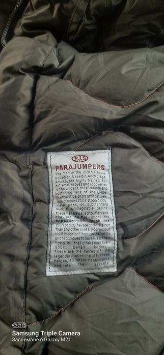 Parajumpers оригинално пухено дамско яке с естествена яка