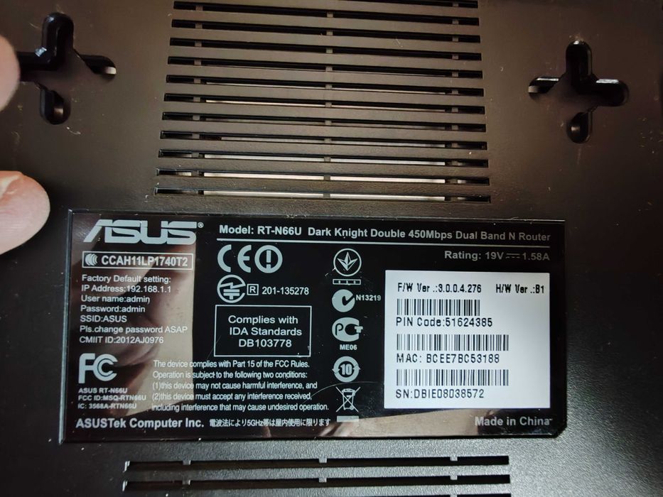 Router ASUS RT-N66U N900 Gigabit