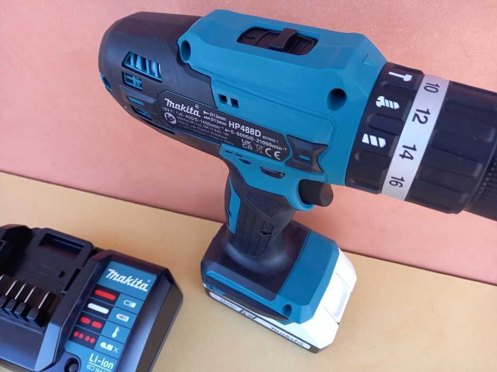 Makita HP 488D  - акумолаторен ударен винтоверт