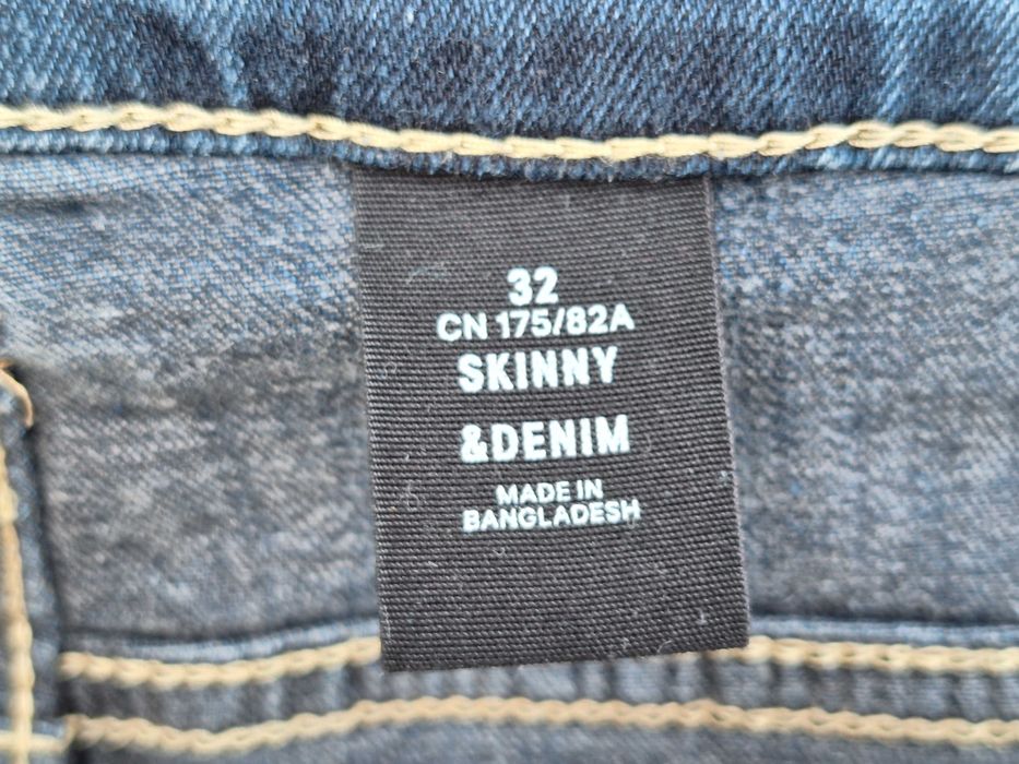 **Denim Skinny | talie 82 cm | pantaloni jeans, barbat | 40 | M