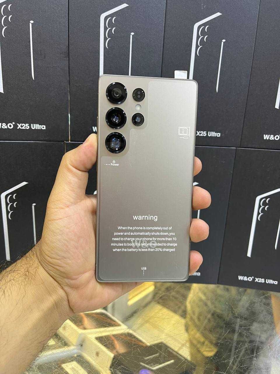 W&O  X25 Ultra 4G 8/128Gb (Yangi + Skidka+Dostavka) New-2025
