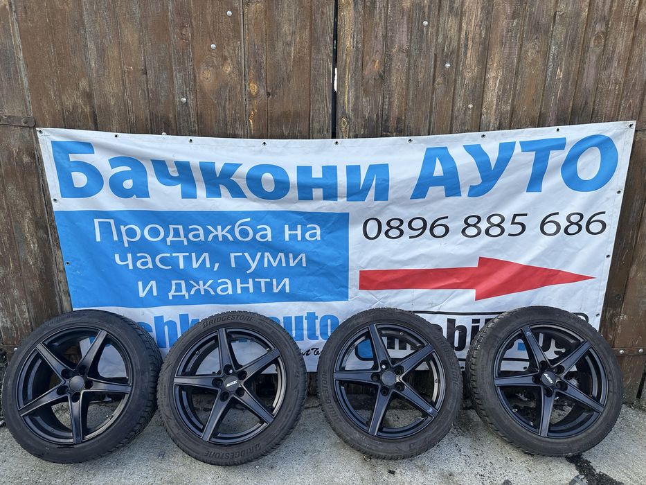 17 5х112 джанти със зимни гуми