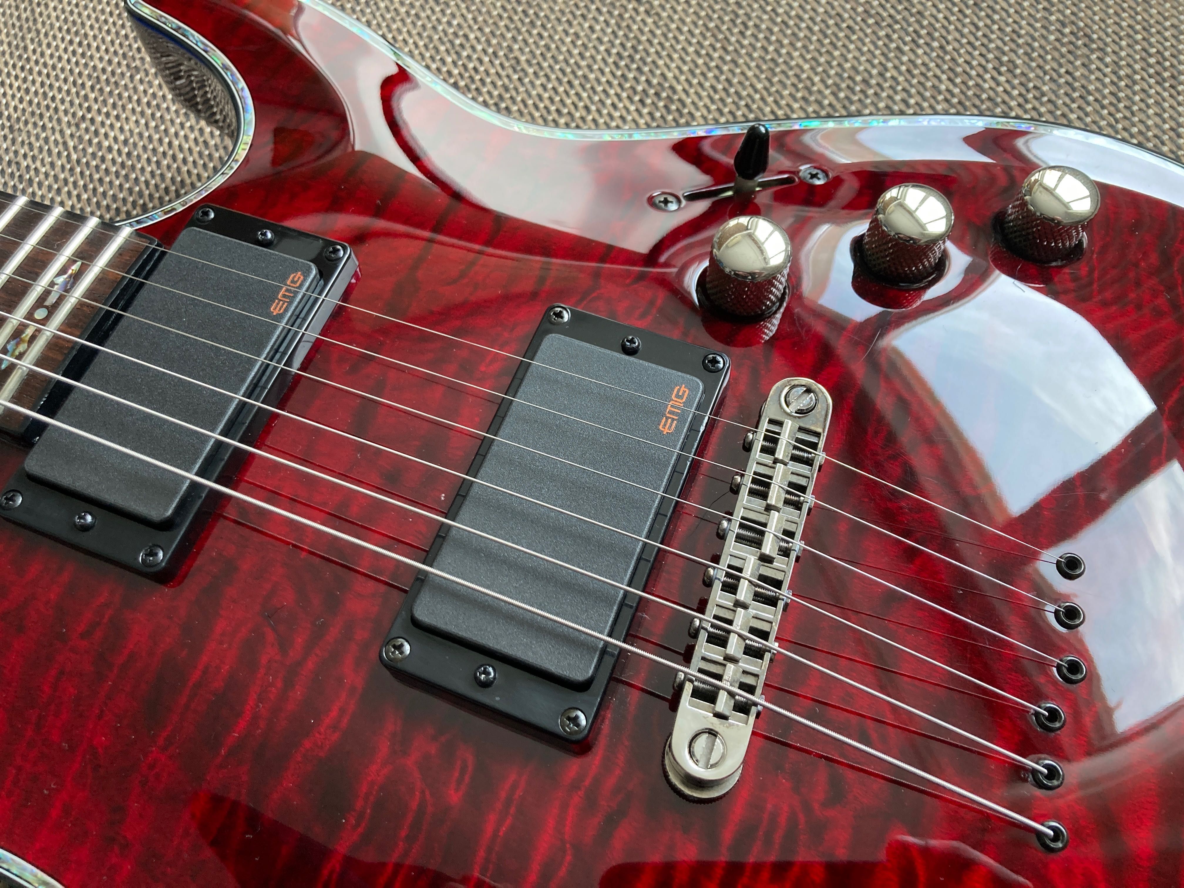 Schecter C-1 Hellraiser BCH din 2019