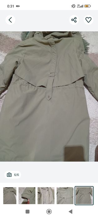 Теплая куртка с мехом