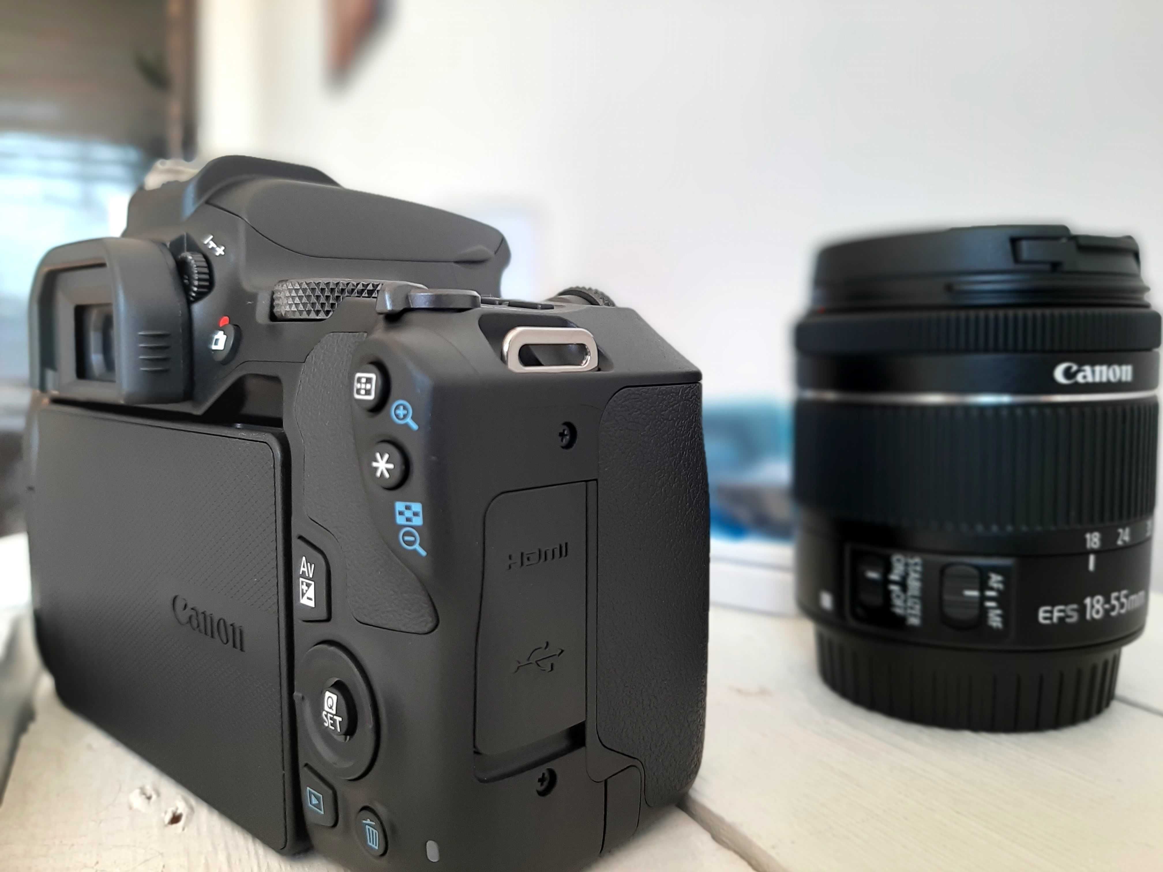 DSLR Canon - EOS 250D  Canon, EF-S 18-55mm f4-5.6 IS STM (ГАРАНЦИЯ)