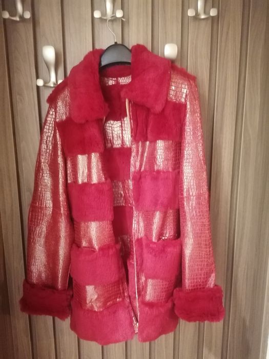 Haina scurta piele naturala cojoc