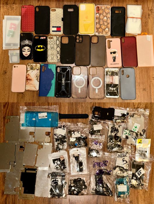Lot de piese / huse / carcase / display uri Iphone Samsung Huawei