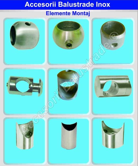 Balustrade inox, piese si accesorii