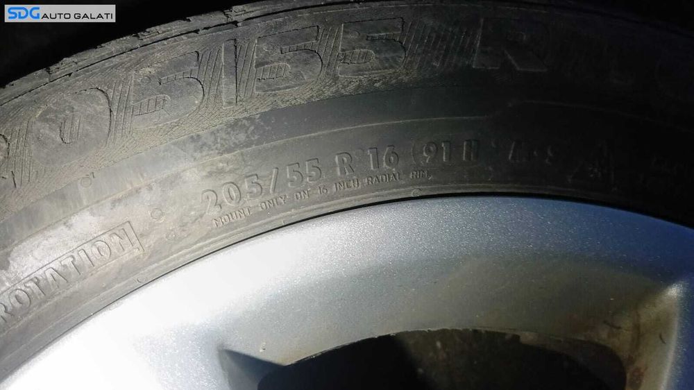 Set 4 Jante Roti Aliaj 205 55 R16 Peugeot 307 2001 - 2008 [M9195]