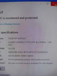 Комплект Intel I7 4770/H81M/16GB DDR3/512GB SSD.