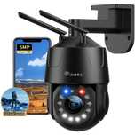 Ctronics 30X Optical Zoom 5MP PTZ Security Camera Outdoor WiFi