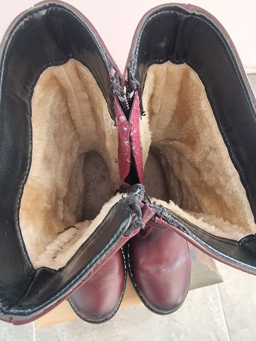 Боти за момиче 29 номер, естествена кожа