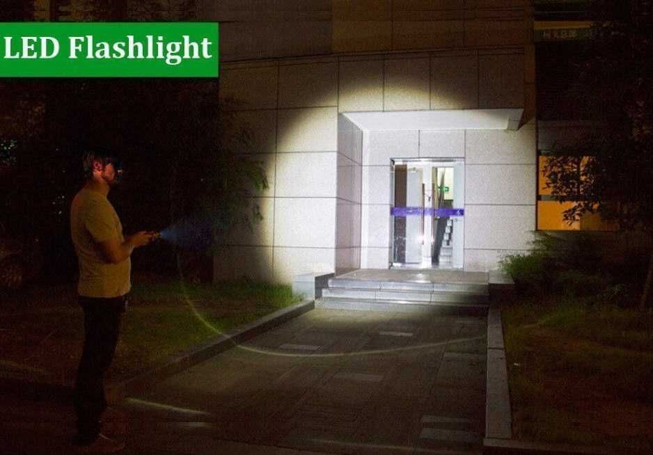 Мощен LED прожектор-фенер